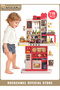 118PCS Kitchen Playset, 106cm Height Kitchen Toys, Interactive Pretend Play Cooking Toy