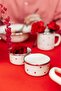 Cupid Enamel 4-Piece Bowl with Lid, Snack Bowl, Breakfast Bowl, Jam Bowl, Olive Bowl, Serving Set 8cm 200 ml - 2