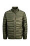 سترة رجالية من JJWEST LIGHT PUFFER COLLA باللون الكاكي