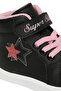 Gumye.B4Pr Black Girl's High Sneakers - 7