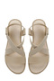 25S-275 5Fx Beige Women's Flat Sandals - 4