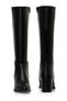 24K-996 4Pr Black Women's Heeled Boots - 4