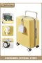 20-Inch Carry On Luggage, Wide Telescopic Handle, Travel Suitcase with USB Charging Port
