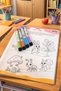 Summer Sil Coloring Book 3 Books + 8 Color Felt-Tip Pens - 2