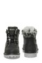 Leow 4Pr Black Girl's Worker Boots - 5