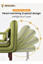 Recliner Sofa, Relaxing Chair, Modern Single Seater,100 cm Wide Convertible Sofa Bed, Skin-Friendly - 5