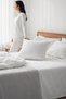 1000 Gr Laser Quilted Silicone Fiber Filled Pillow, Antiallergic, Non-Sweating, Washable, Comfortable - 2