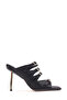 Lorenza2 4Pr Black Women's Heeled Slippers