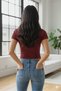 Women's Fitted Cropped T-Shirt - 6