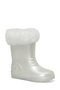 Perla F 4Pr Pearl White Girl's Rain Boots - 2