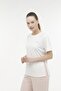 Wl Cindy 11Ck906 3Fx Ecru Women's Short Sleeve T-Shirt - 6
