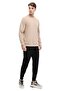 Mb Unown 16Ess-508 5Pr Beige Men's Sweatshirt - 3
