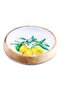 Kangura - Shallow Bowl Lemon Large Made from Mango Wood - 4