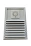 Bathroom Ventilation Grille with Fan - Aluminum 30*50 White - 5