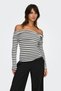Onlglamour L/S Off Should Black Women Long Sleeve T-Shirt