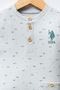 U.S. Polo Assn Baby Boy Green Jumpsuit - 2