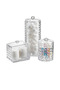 Makeup Removal, Ear Cleaning and Cotton Swab Organizer Set of 3 - 3