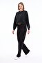W-Bethany C Neck Swt 4Pr Black Women's Sweatshirt - 3
