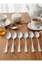 Dessert Spoon Set of 6 |   Stainless Steel for Modern Tables - 2