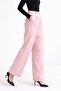 Women's High-Waisted Wide-Leg Crepe Polyviscose Pants