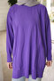 Purple Crew Neck Cold Thread Knitwear Tunic - 3