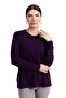 New Season 2024 Simple Pattern Round Neck Regular Fit Mother Combed Cotton Blouse 6380 - 3