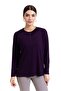 New Season 2024 Simple Pattern Round Neck Regular Fit Mother Combed Cotton Blouse 6380 - 2
