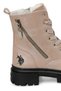 Hally 4Pr Pink Girl's Biker Boots - 7