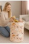 Luxury 9 Piece Mother Baby Set - Laundry Basket, Baby Bag, Diaper Bag, 6-Piece Suitcase Organizer - 6