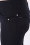 Navy Blue Classic Leg Stone Detailed Women's Large Size Tracksuit Bottom - 94040 - 4