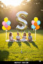 40" Inch 100 cm (S) Letter Foil Balloon Silver Gray