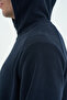 Hektor Navy Blue Hooded Fleece Men's Tracksuit - 85227 - 7