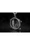 Stainless Steel Norse Mythology Norse God Odin Pendant with Axe Figure / Viking Warrior Necklace - 7