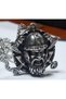 Stainless Steel Norse Mythology Norse God Odin Pendant with Axe Figure / Viking Warrior Necklace - 6