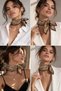 Women's Bandana Scarf 50X50 Square Scarf Rayon Italian Stitched Neck Scarf Hair Bandana - 4