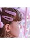Mini & Kids Long Glittery Buckle Pink Line - 2