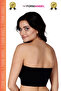 Women's Bandeo Seamless Gathering Basic Knitted Seamless Padded Bandeo Bustier Set of 6 - 3