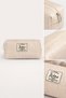 Croco Textured Faux Leather Makeup Bag Si Pen Holder, Beige Makeup Bag Si, Beige Croco Faux Makeup Bag Si - 5