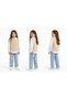 Cotton Four Seasons Hole Detailed Crew Neck Girls' Sweater - 2