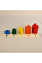 Wooden Educational Toy Geometric Shapes Colors Numbers - 4