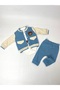 Bear Embroidered 3-Piece Baby Set (Beanie Not Included) - 2