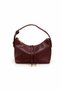 Women's Mini Aura Hand and Shoulder Bag Burgundy - 2