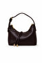 Women's Mini Aura Hand and Shoulder Bag Bitter Brown - 2