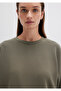 Lux Touch (Tencel) ™ Modal Khaki Sweatshirt 168837-87538 - 6