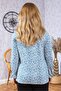 New Model High Quality Middle Age Mother Combed Cotton Blouse 6515 - 3