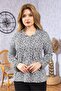 New Model High Quality Middle Age Mother Combed Cotton Blouse 6515 - 2