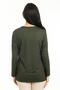 New Season Women's Middle Age and Up New Model Round Neck Lycra Mother Combed Cotton Blouse 30540 - 5