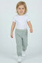 Girls' Ribbed Shiny Detailed Jogger Pants – Comfortable Elastic Waist Soft Fabric - 3