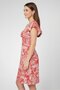 Women Floral Print Mini Dress, Multicolor - 3