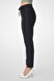 Women Regular Fit Plain Skinny Pants, Marine Navy - 3